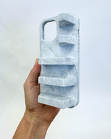 WAREHOUSE SALE : 12 Pro max : Geta in White Swirl