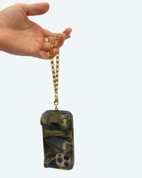 Micro Chain Wristlet in Stainless Steel Gold