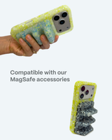 Flat MagSafe Phone Case in Recycled Chartreuse
