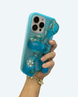 Ishi Phone Case in Blue Jewlz