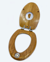 Ear & Time Wooden Toilet Seat for Elongated Toilet