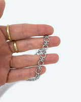 Close up of the wrislet in a hand