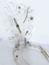 close up of the watches in the seat