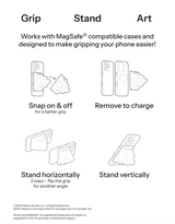 Hikawa Adaptive Grip & Stand in Blurple Swirl