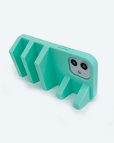 Mint 3d ergonomic phone case and phone stand