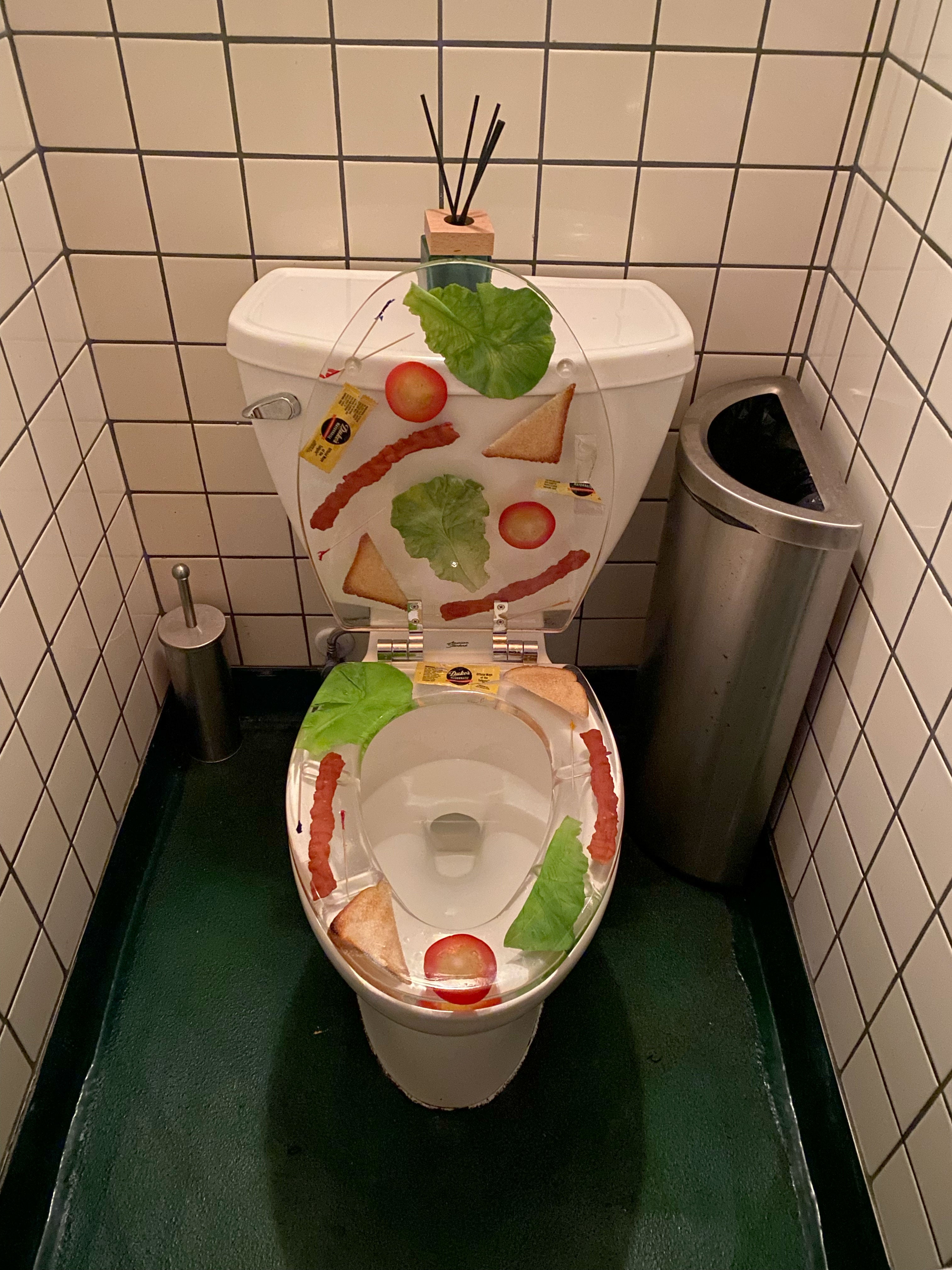 Custom BLT Toilet Seat for Middlechild, Philadelphia.