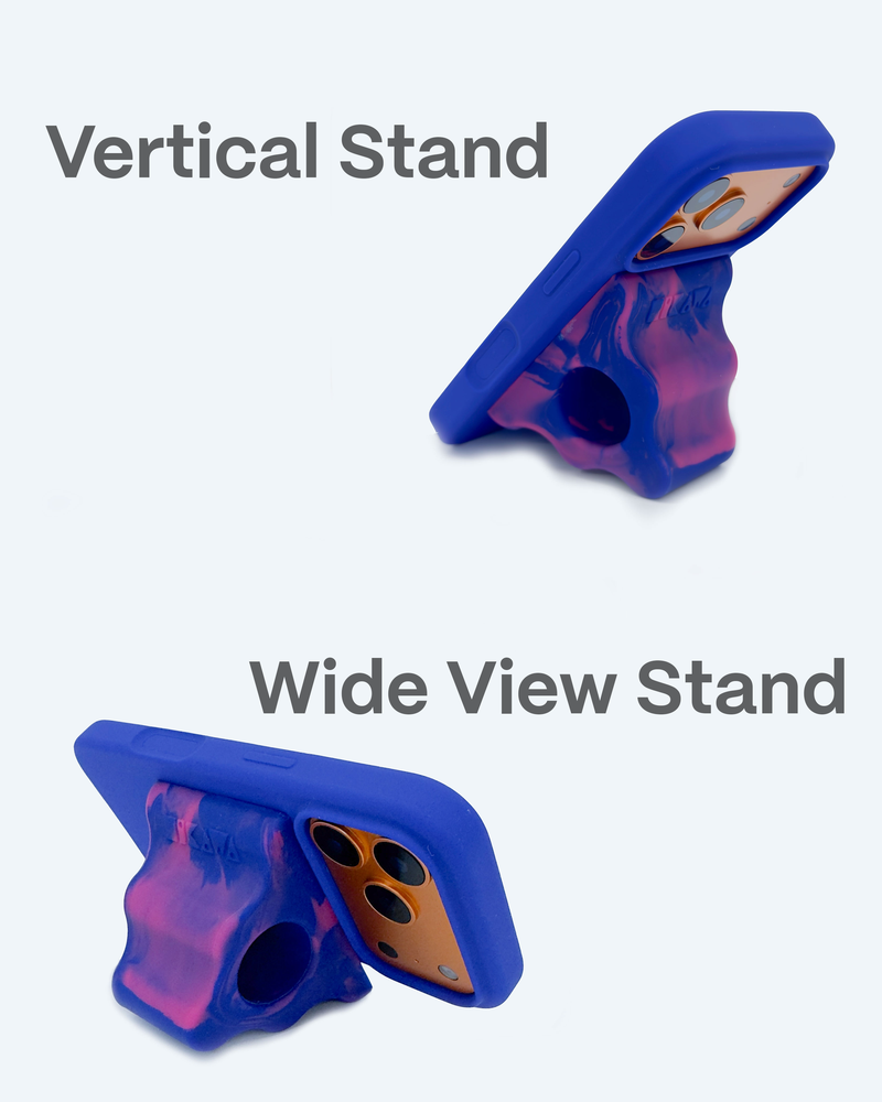 Hikawa Adaptive Grip & Stand in Blurple Swirl