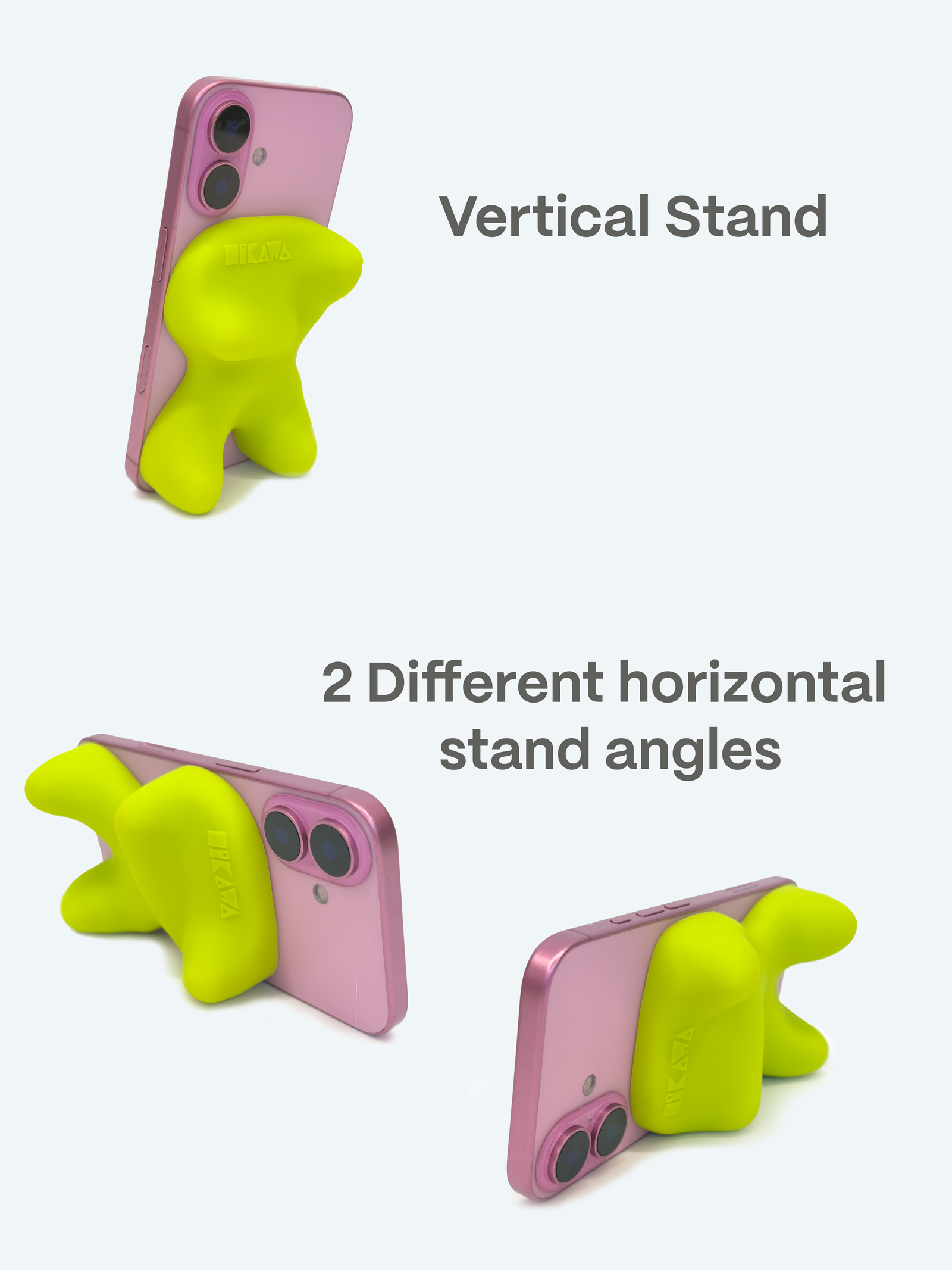 Ishi MagSafe Grip & Stand in Chartreuse – BAILEY HIKAWA