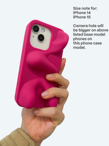 Ishi Phone Case in Fuchsia