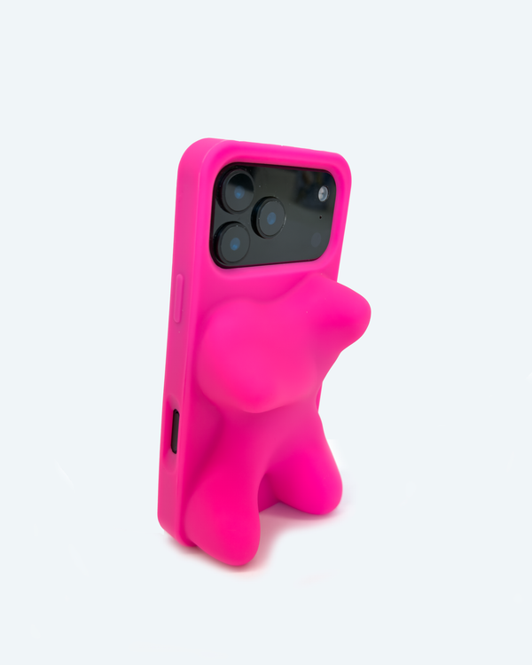 3d ergonomic phone cases designed as a grip, phone stand