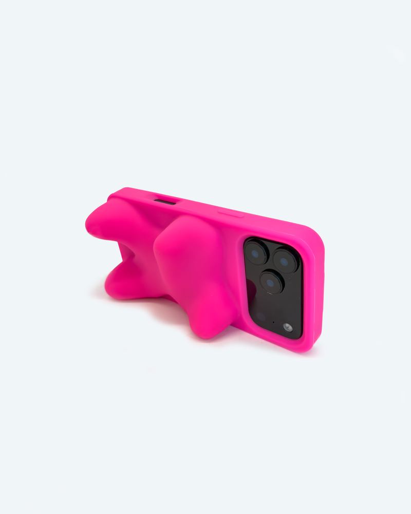 Ishi Phone Case in Neon Pink  BAILEY HIKAWA