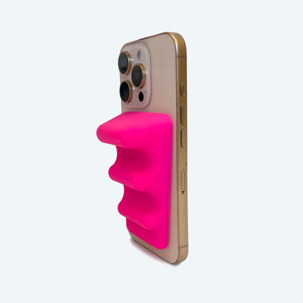 Tsunami Magsafe Grip & Stand in Neon Pink – BAILEY HIKAWA