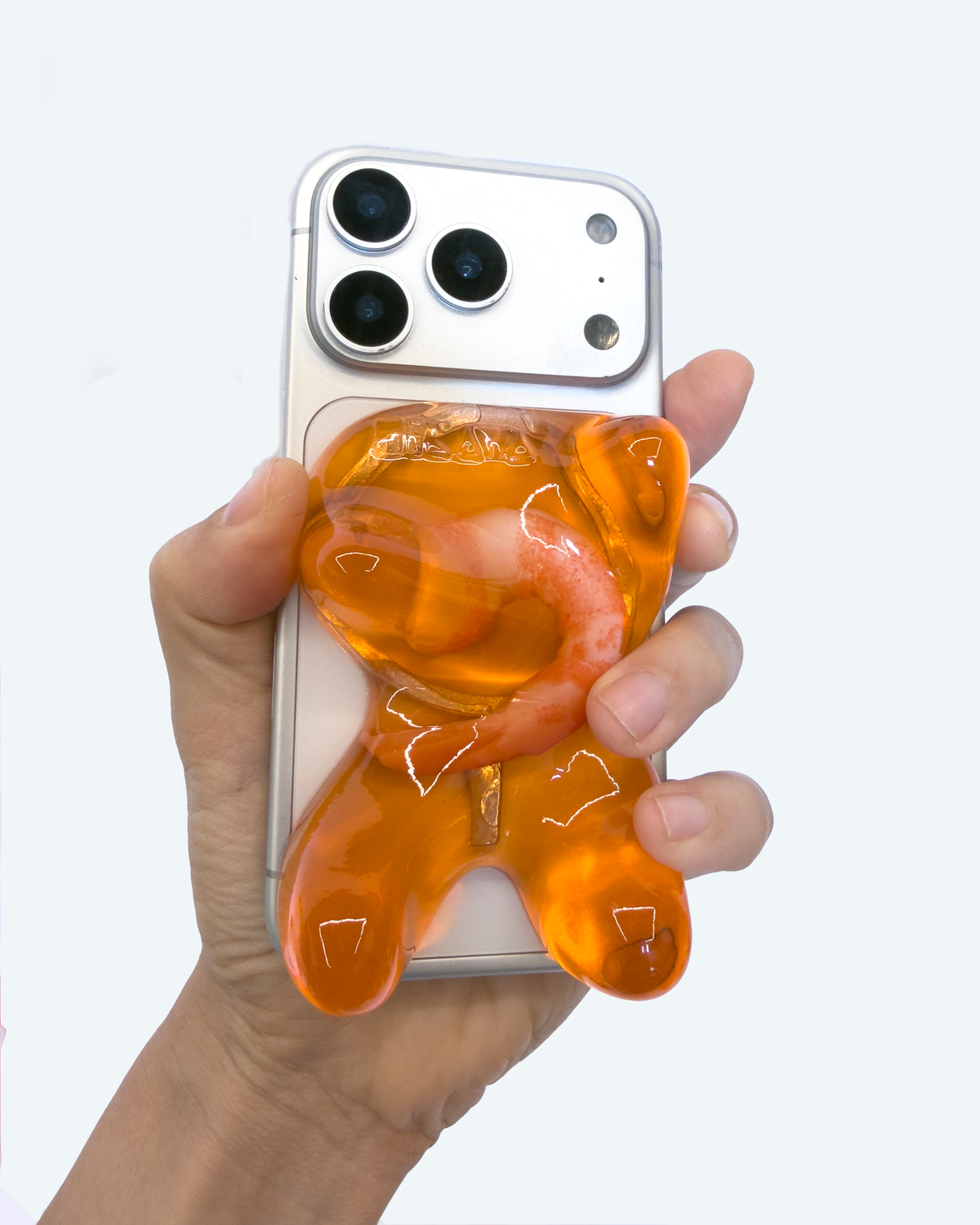 3d ergonomic phone cases designed as a grip, phone stand & protection.  BAILEY  HIKAWA