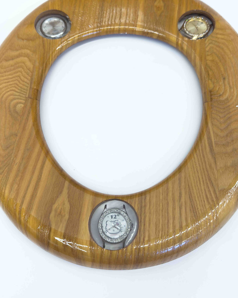Time is Relative Toilet Seat in Round
