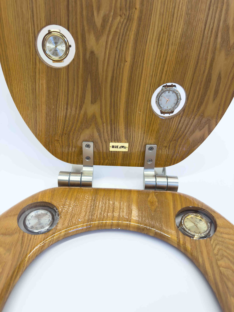 Time is Relative Toilet Seat in Round