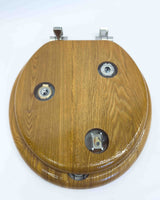 Time is Relative Toilet Seat in Round