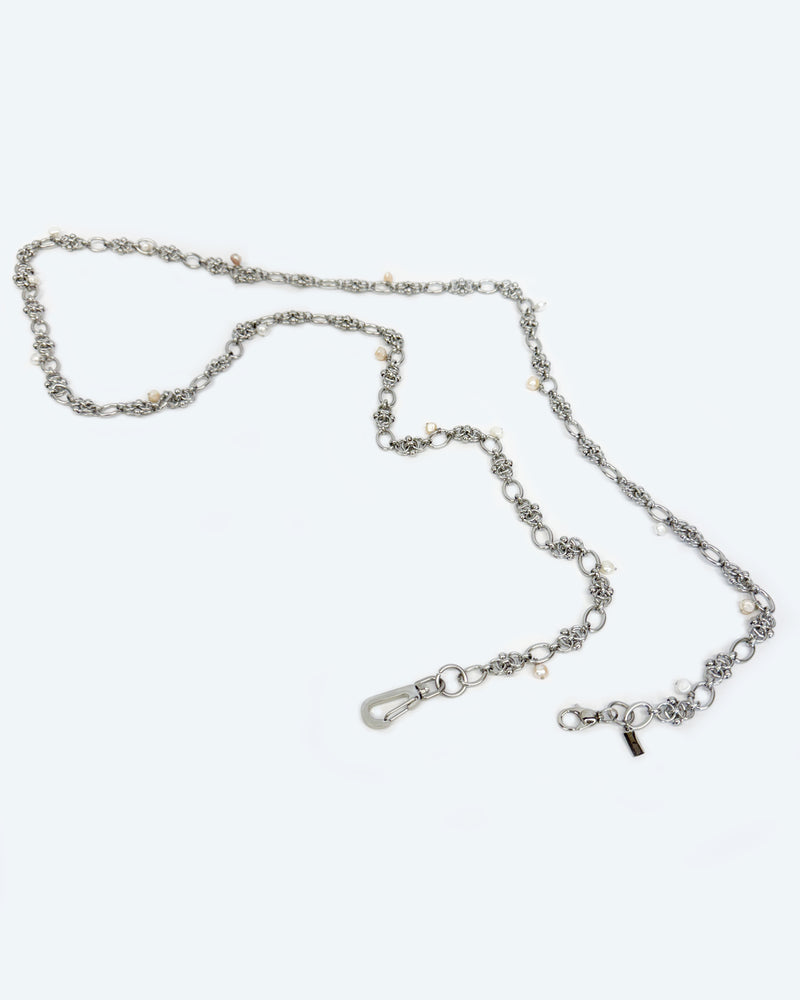 The Chain Crossbody with Pearls