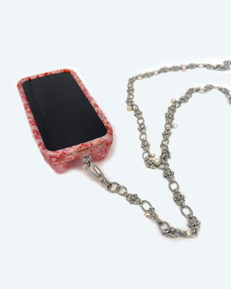 The Chain Crossbody with Pearls