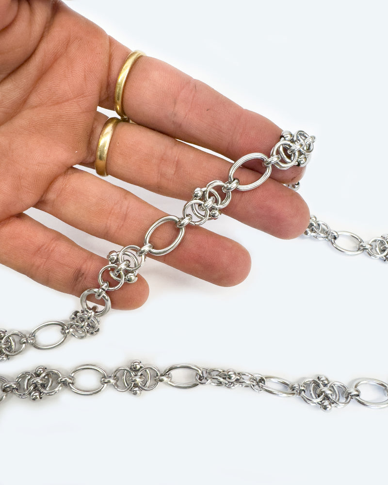 The Chain Crossbody with Pearls