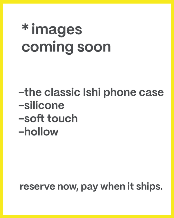 Placeholder image with text 'Images coming soon' and product details for a phone case.