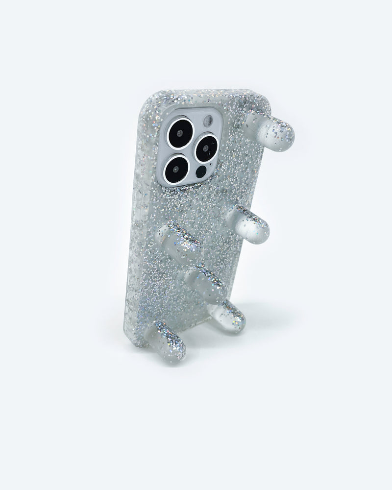 Poki Phone Case in Sparkle Cloud